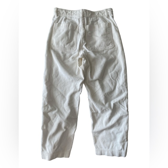 Everlane The Corduroy Straight Leg Ankle Crop Trouser Pants Sandstone Size 4 - Picture 4 of 9